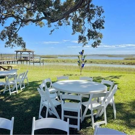 60" Round Plastic Folding Table